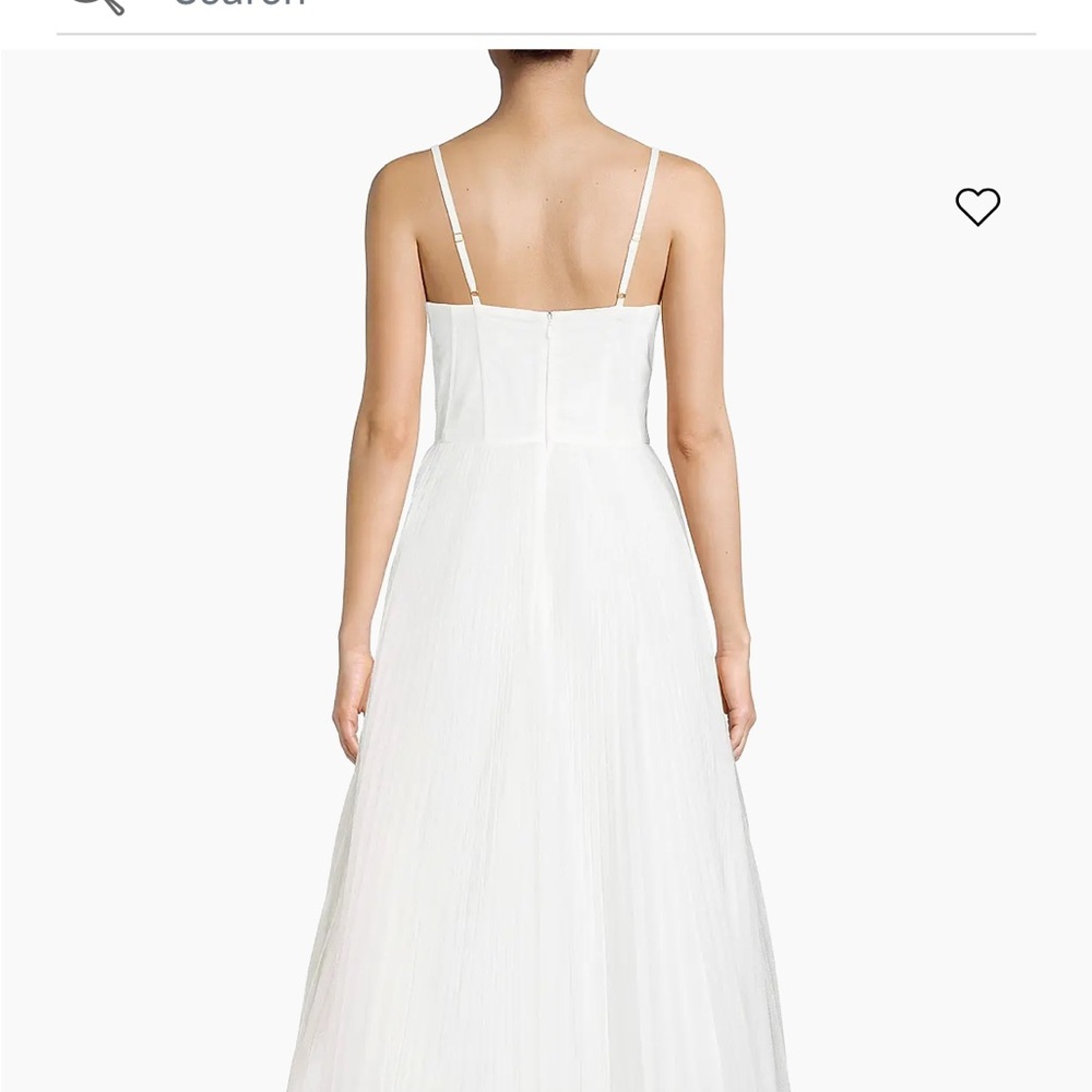 Hutch Amara Fit & Flare White Dress Size 6 - Worn Once for Bridal Shower - Picture 2 of 5